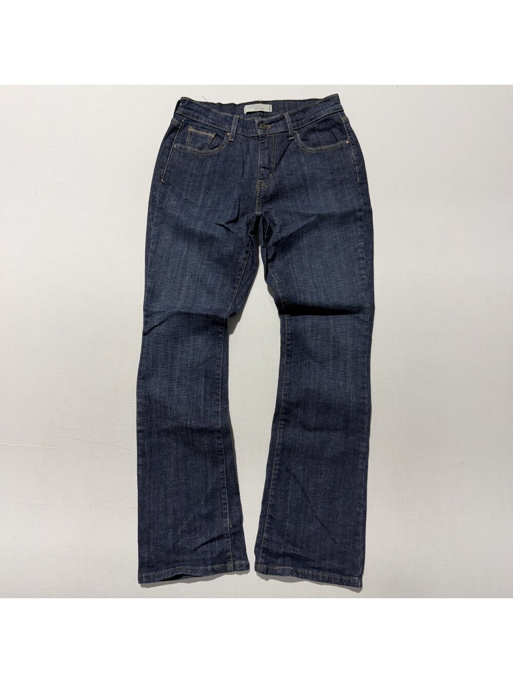 Levi's 515 Boot Cut Dark Wash Blue Jeans Y2K